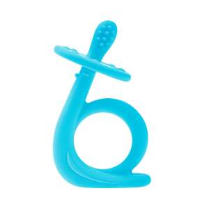 Akuku Csiga Rágóka - Kék Szilikon Hűsítő Fogzási Játék - Rágóka