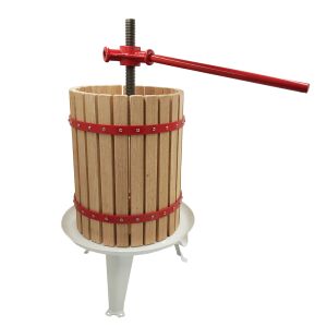 MUTA Fa Obstpresse 30L, hölzerne Obstpresse, Apfelpresse - Entsafter für Obst und Gemüse, Pressen