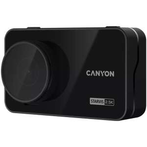 Автомобилна камера Canyon DVR25GPS, черна, преден изглед - Canyon