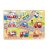 Drevené puzzle Tooky Toy s 9 vozidlami