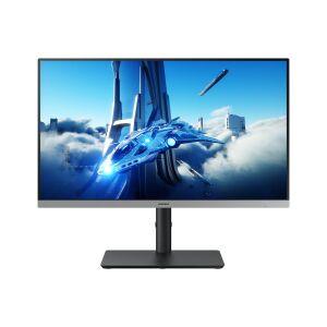 Samsung C430 24-inčni IPS monitor koji prikazuje scenu svemirskog broda - Monitor