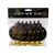 Schwarz-goldene Silvesterparty-Pfeifen - 6er-Pack