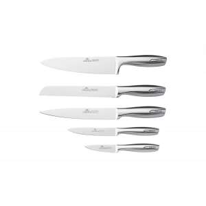 Gerlach Modern Messerset, 5-teilig, schwarzer Block - Küchenmesser