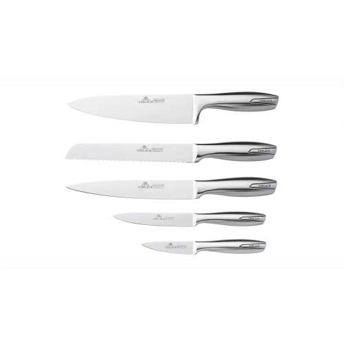 Gerlach Modern Messerset, 5-teilig, schwarzer Block