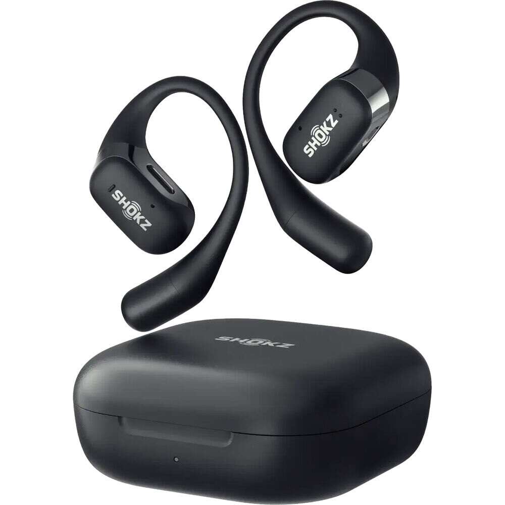 Shokz openfit wireless headset - fekete