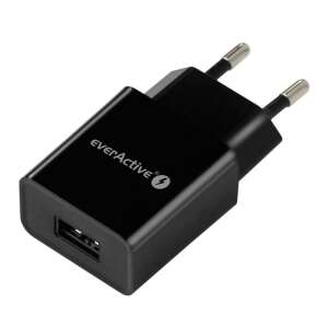 EverActive SC-200B USB wall charger, black, 5V 2.4A - EverActive