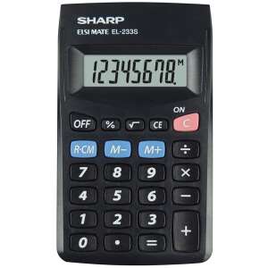 Sharp EL-233S számológép Hordozható Alap számológép Fekete 92309825 - Sharp