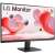 LG 27MR400-B 27 hüvelykes monitor, ferde nézet