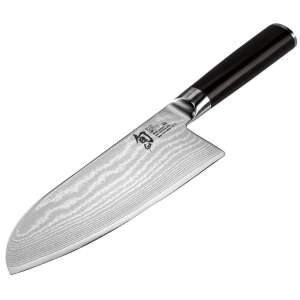 KAI Shun Classic Santoku kés, 19 cm, damaszk acél, pakkafa markolat - Konyhakés