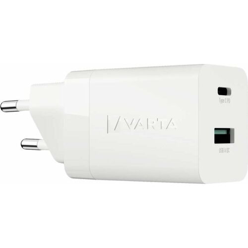 VARTA Speed GaN 38W Ladegerät mit USB-C und USB-A Anschlüssen
