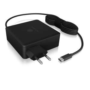 Icy Box IB-PS101-PD 1x USB Type-C 	/ 1x USB-A Netzteil - Schwarz (90W) 86801724 - RaidSonic