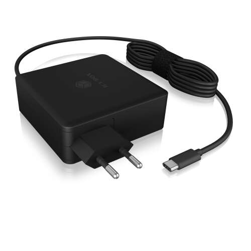Icy Box IB-PS101-PD 1x USB Type-C 	/ 1x USB-A Netzteil - Schwarz (90W) 86801724