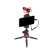 BOYA BY-MM1 PRO universal mini video microphone mounted on a smartphone with a tripod
