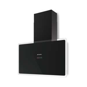 Hota de bucătărie Faber GLAM-FIT 80 BK, neagră, cu iluminare LED - Hote