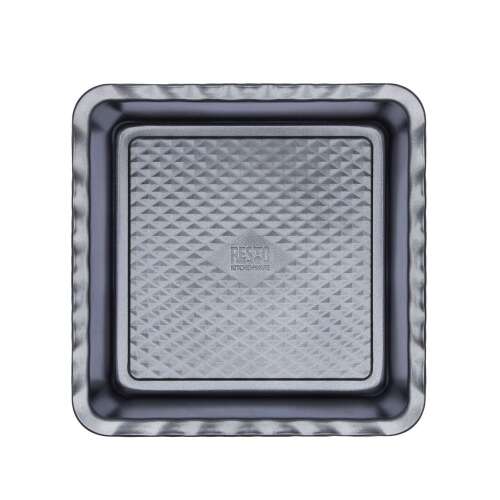 Resto Norma 96115 quadratische Backform, antihaftbeschichtet, Kohlenstoffstahl, spülmaschinenfest