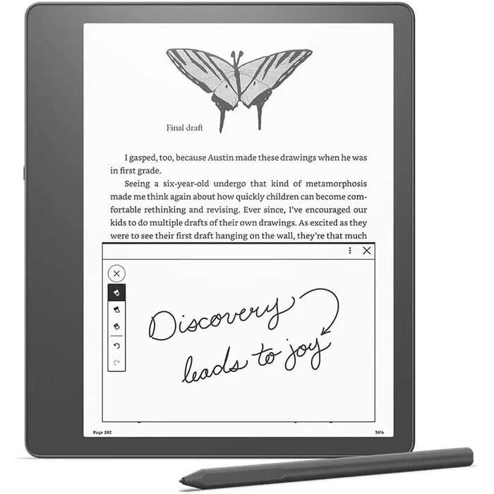 Amazon kindle scribe 10.2" 16gb e-book olvasó (premium pen) - szürke