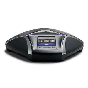 Difuzor de conferință Konftel 55Wx, negru, cu tehnologie OmniSound, pentru un sunet clar în întâlniri - Sisteme de teleconferinta