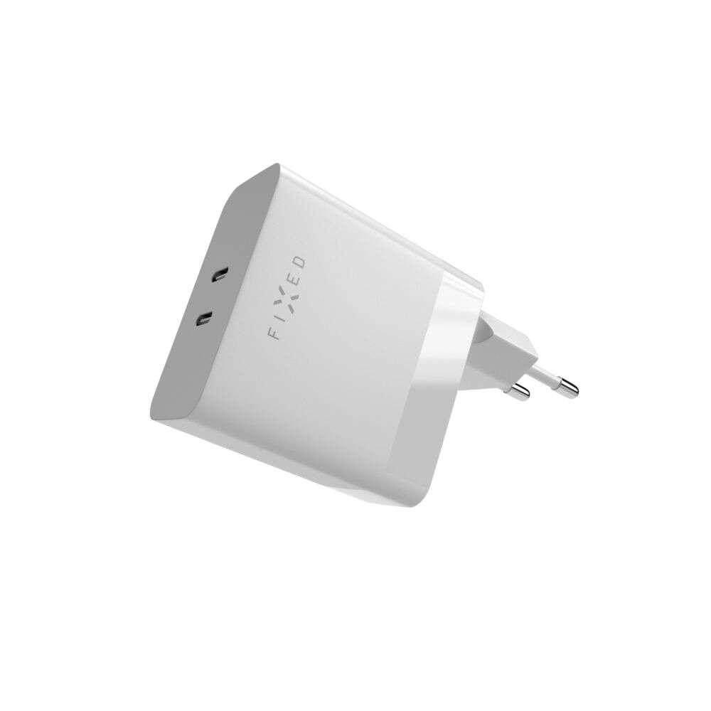 FIXED 2x USB-C Power Adapter - White (65W)