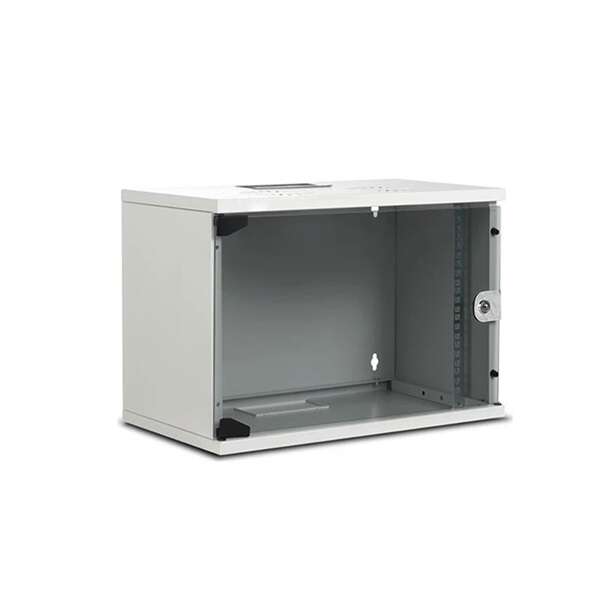 S-Link 19" Fali rack szekrény 7U 530x400mm - Szürke
