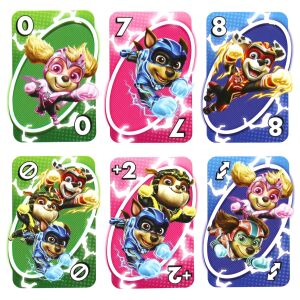 Mattel UNO Junior Tlapková patrola Mighty Movie karty postáv - Mattel