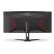 AOC CU34G2XE/BK 34-inch Curved Gaming Monitor, rear view