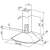 Faber TENDER X A60 range hood dimensions