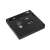 iBox IED03 Külső USB DVD író - Fekete, hátulnézet USB Type-C és USB Type-A csatlakozókkal