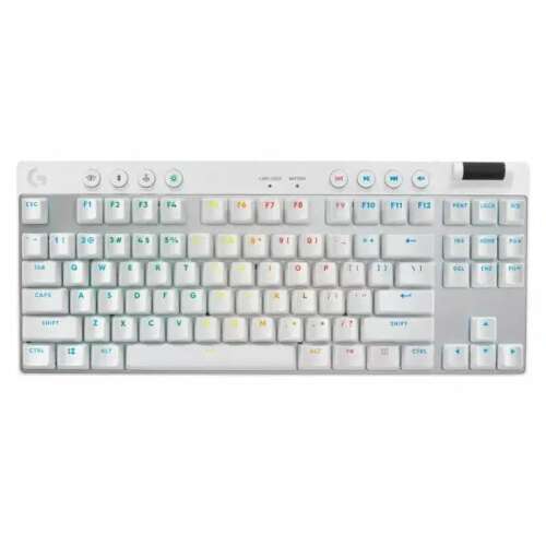 Logitech G PRO X TKL LIGHTSPEED Taktilis Vezeték nélküli Játék Billentyűzet - Felülnézet - Logitech