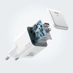 USAMS X-Ron 30W USB-C Ladegerät interne Komponenten - USAMS Ladegeräte für Telefone