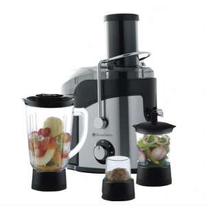 Zurrichberg 4 az 1-ben 800W gyümölcscentrifuga ZBP7639 aprító és szeletelő, keverő, GYÜMÖLCS ÉS ZÖLDSÉGCENTRIFUGA