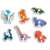 Smily Play Dinoszaurusz kirakó darabok, 8 színes dinoszaurusz kirakó darab