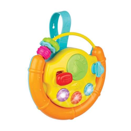 Volan interactiv Smily Play 000705, jucărie pentru bebeluși cu lumini și sunete, jucărie de dezvoltare pentru bebeluși
