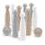 Wader Toys in Trends bowling készlet, bézs, szürke és fehér, 9 csapos és 2 labdás