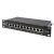DIGITUS Cat.6A Patch Panel, geschirmt, 12-Port, 10",schwarz (DN-91612S-EA) 86832282
