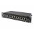 DIGITUS Cat.6A Patch Panel, geschirmt, 12-Port, 10",schwarz (DN-91612S-EA) 86832282