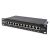 DIGITUS Cat.6A Patch Panel, geschirmt, 12-Port, 10",schwarz (DN-91612S-EA) 86832282