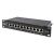 DIGITUS Cat.6A Patch Panel, geschirmt, 12-Port, 10",schwarz (DN-91612S-EA) 86832282