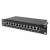 Digitus DN-91612S-EA 10" 12-Port CAT 6A Patchpanel, schräge Ansicht
