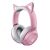 Bežične slušalice za igranje Razer Kraken Kitty Edition V2 s mačjim ušima - Quartz Pink