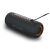 MUSE M-780 BT portable Bluetooth speaker, black, angled view