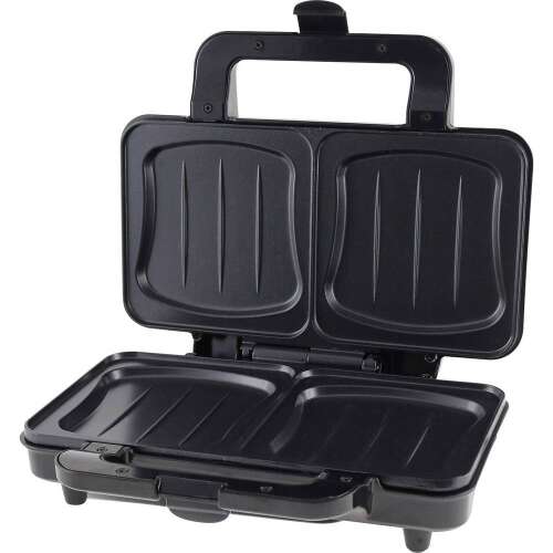 Emerio ST-109562.17 Sandwichmaker, offen, schwarz, Antihaftplatten