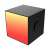Yeelight Cube Light Smart Panel, rot-gelber Farbverlauf, Seitenansicht