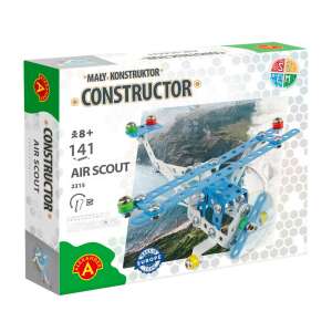 Little Constructor Air Scout készségfejlesztő építő játék, kék/fehér 86839328 Fém építőjátékok