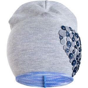 New Baby Szívecske graue und lila Frühlingsmütze für Mädchen - Kindermützen, Sets