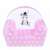 New Baby Zebra pink polka dot armchair for kids, children's armchair, toddler armchair