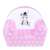 New Baby Zebra pink polka dot armchair for kids, children's armchair, toddler armchair