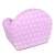 Back view of New Baby Zebra pink polka dot armchair for kids, children's armchair, toddler armchair