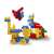 Wader Kids Blocks 90 Elemente Bausteine Set für Kinder, bunte Plastikbausteine für kreatives Spielen, Bauen eines Hauses, Autos und Flugzeugs