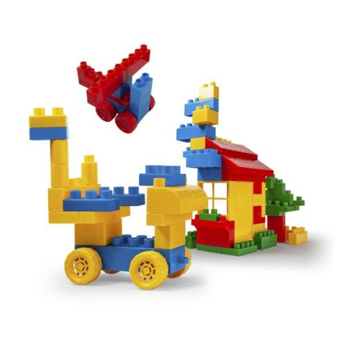 Wader Kids Blocks: Avion, mașină și casă construite din blocuri