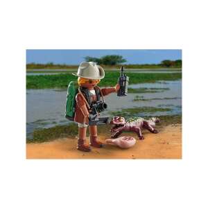 PLAYMOBIL Dzsungel Kutató - Aligátorral - Játékfigura - 9 db